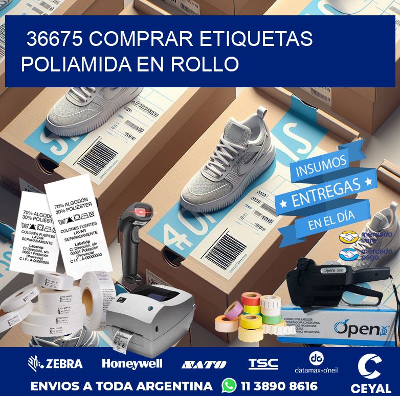 36675 COMPRAR ETIQUETAS POLIAMIDA EN ROLLO