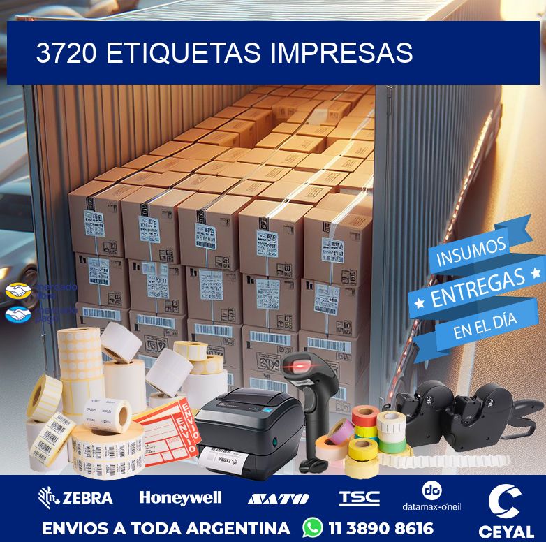 3720 ETIQUETAS IMPRESAS