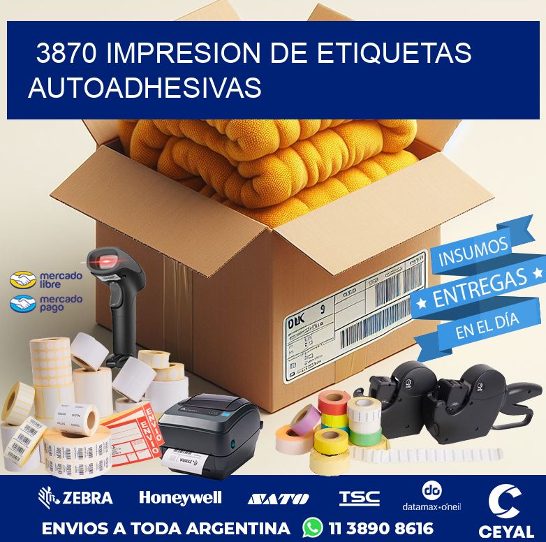 3870 IMPRESION DE ETIQUETAS AUTOADHESIVAS