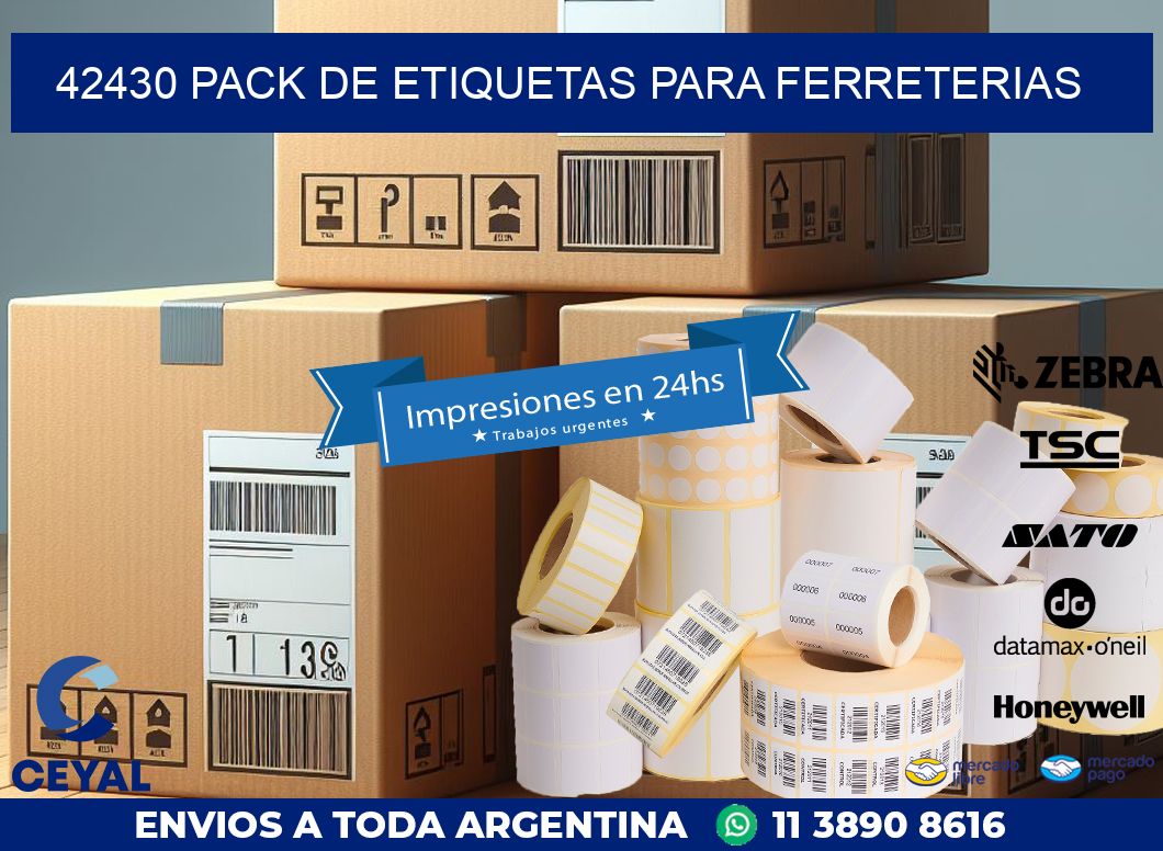 42430 PACK DE ETIQUETAS PARA FERRETERIAS