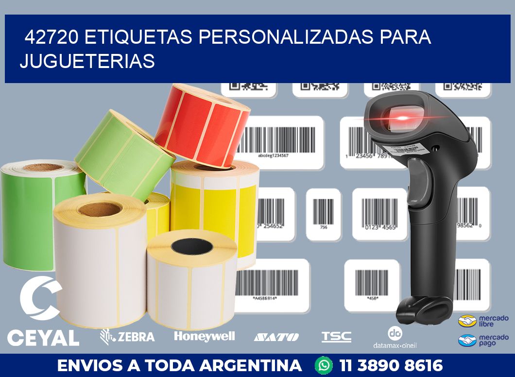 42720 ETIQUETAS PERSONALIZADAS PARA JUGUETERIAS