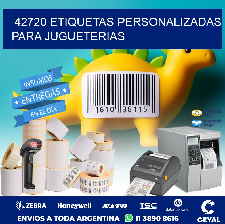 42720 ETIQUETAS PERSONALIZADAS PARA JUGUETERIAS