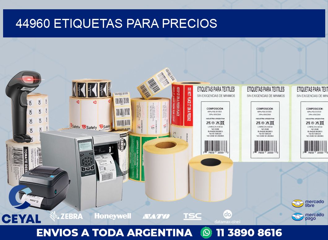 44960 ETIQUETAS PARA PRECIOS