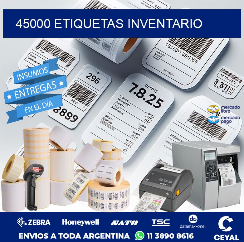 45000 ETIQUETAS INVENTARIO