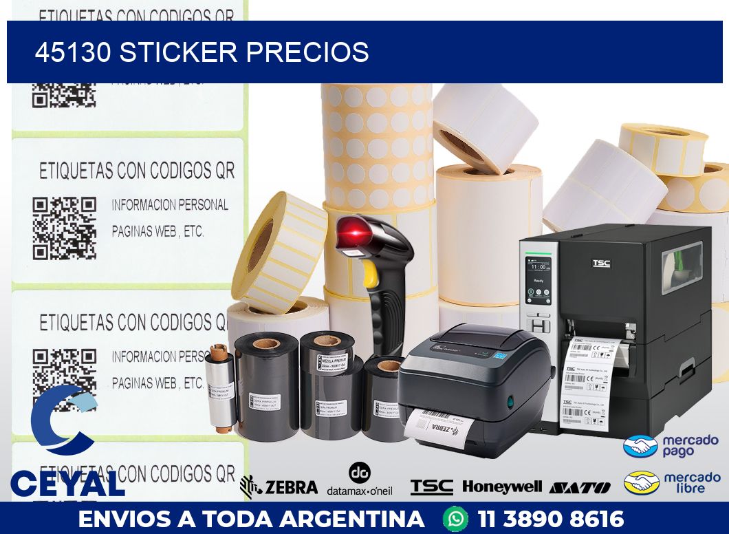 45130 STICKER PRECIOS