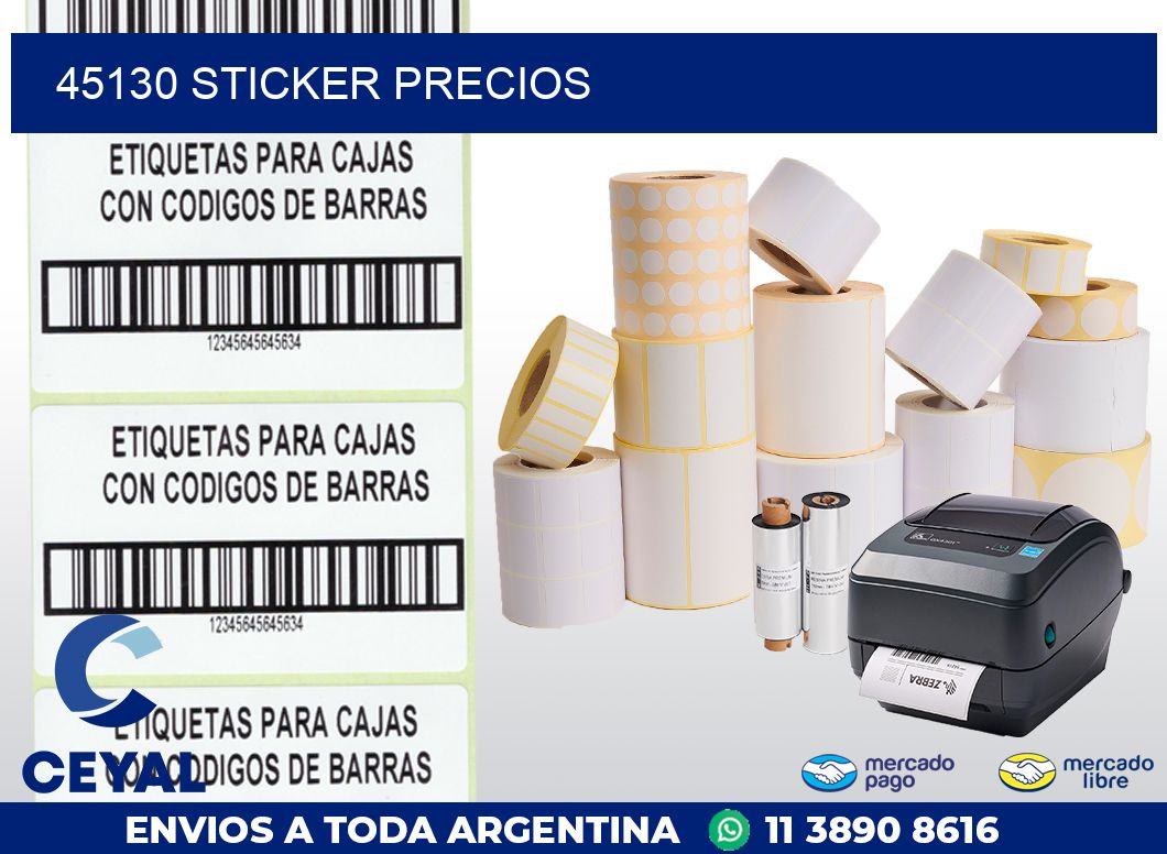 45130 STICKER PRECIOS