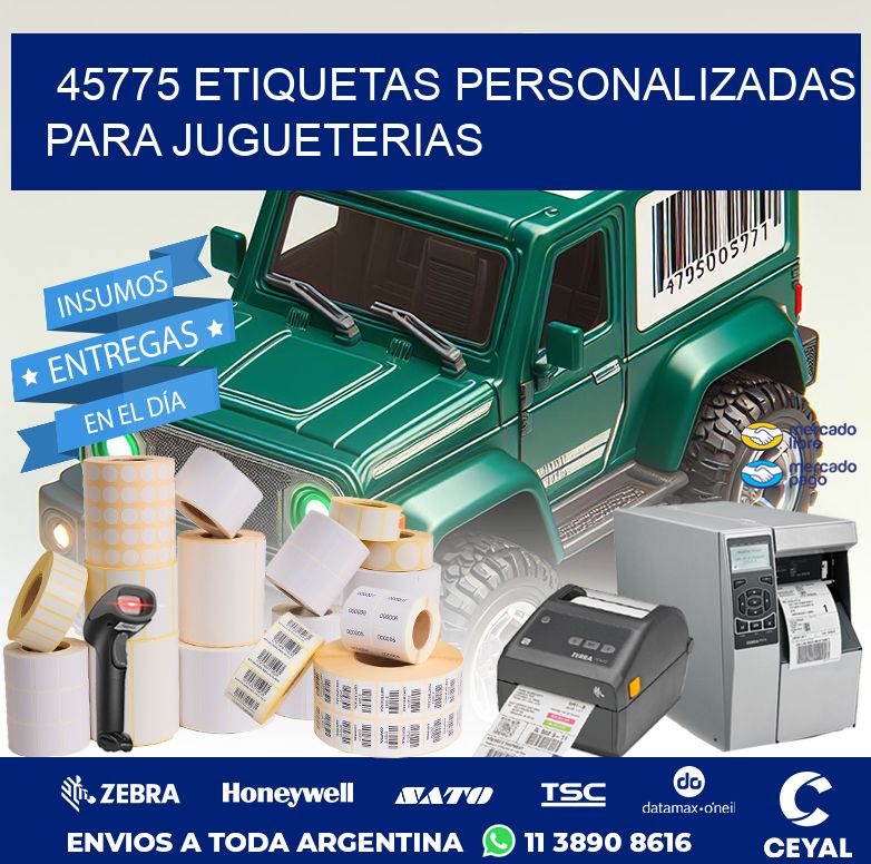 45775 ETIQUETAS PERSONALIZADAS PARA JUGUETERIAS