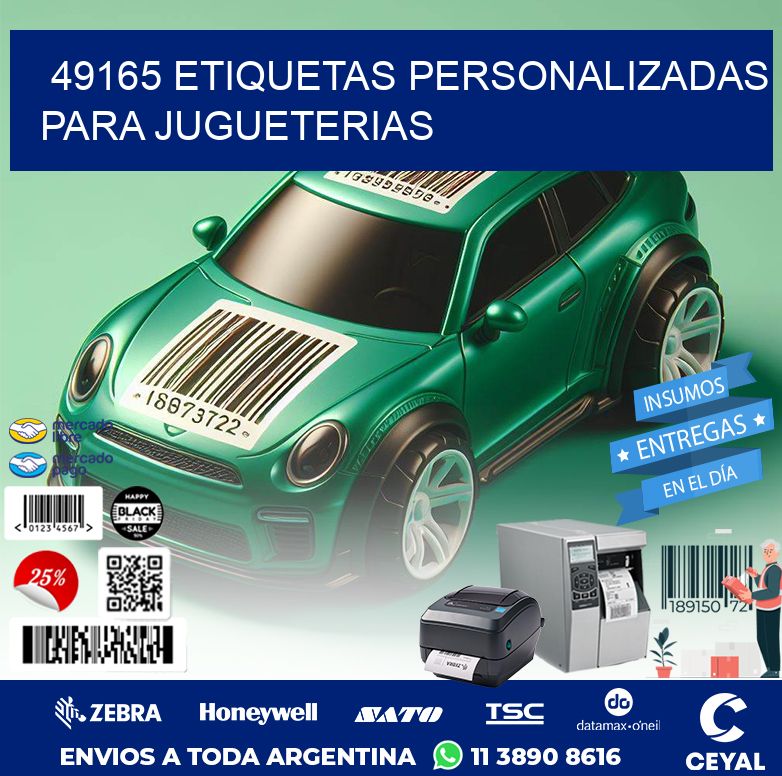 49165 ETIQUETAS PERSONALIZADAS PARA JUGUETERIAS