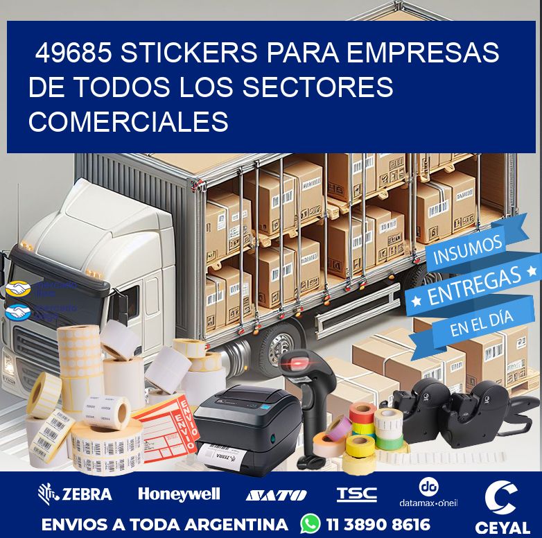 49685 STICKERS PARA EMPRESAS DE TODOS LOS SECTORES COMERCIALES