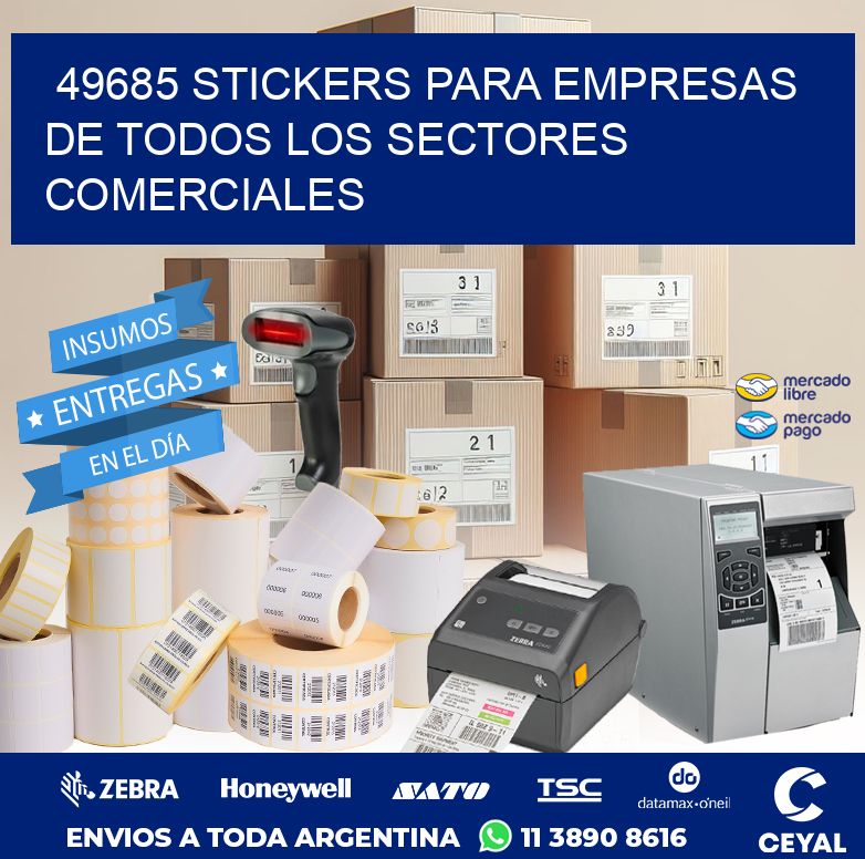 49685 STICKERS PARA EMPRESAS DE TODOS LOS SECTORES COMERCIALES