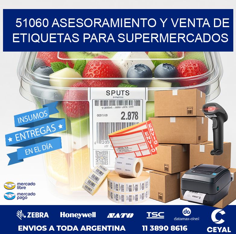 51060 ASESORAMIENTO Y VENTA DE ETIQUETAS PARA SUPERMERCADOS