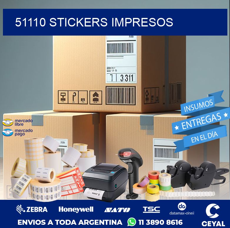 51110 STICKERS IMPRESOS