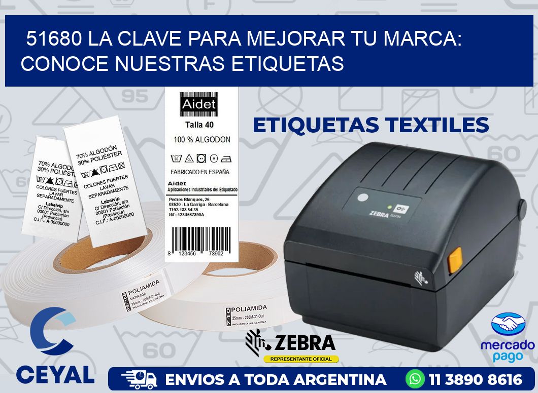 51680 LA CLAVE PARA MEJORAR TU MARCA: CONOCE NUESTRAS ETIQUETAS