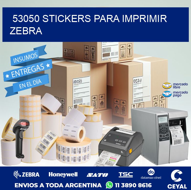 53050 STICKERS PARA IMPRIMIR ZEBRA