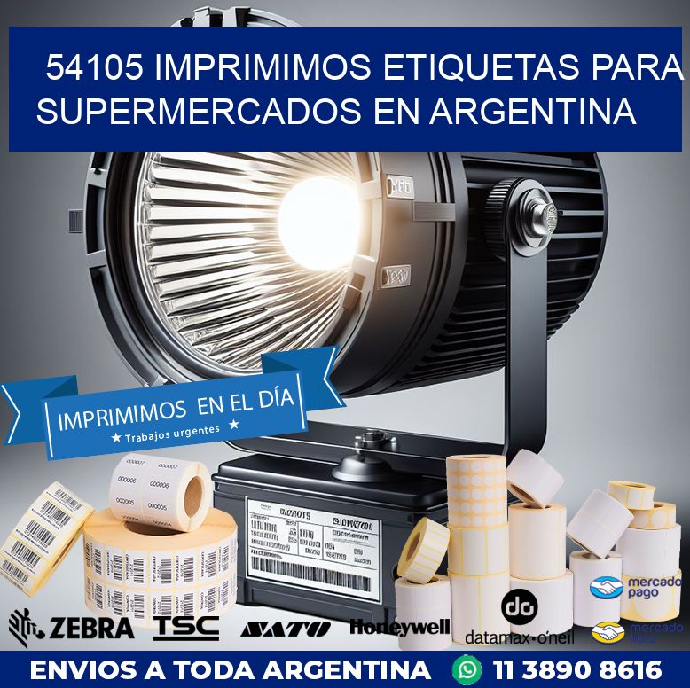 54105 IMPRIMIMOS ETIQUETAS PARA SUPERMERCADOS EN ARGENTINA