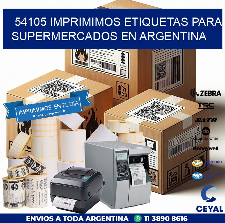 54105 IMPRIMIMOS ETIQUETAS PARA SUPERMERCADOS EN ARGENTINA
