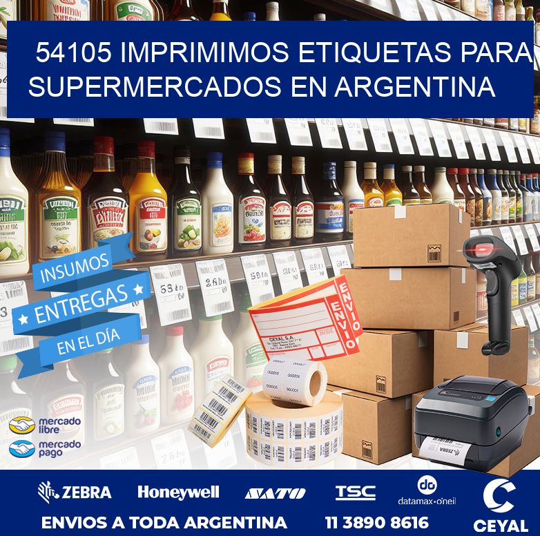 54105 IMPRIMIMOS ETIQUETAS PARA SUPERMERCADOS EN ARGENTINA