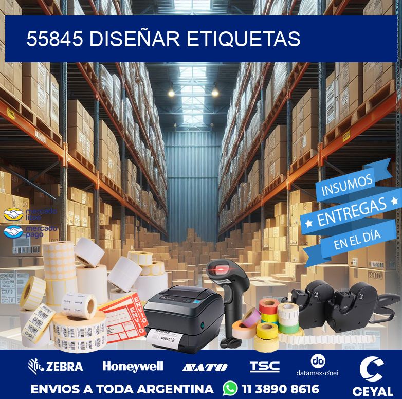 55845 DISEÑAR ETIQUETAS