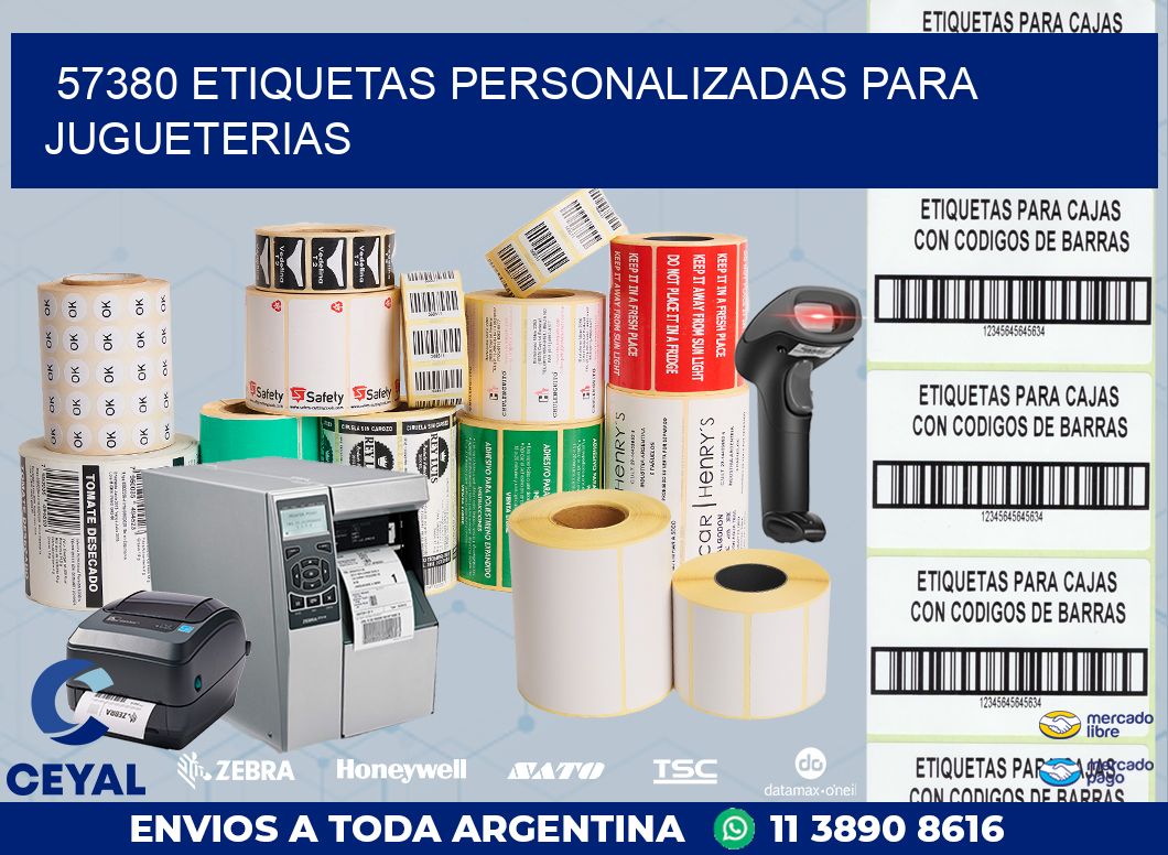57380 ETIQUETAS PERSONALIZADAS PARA JUGUETERIAS