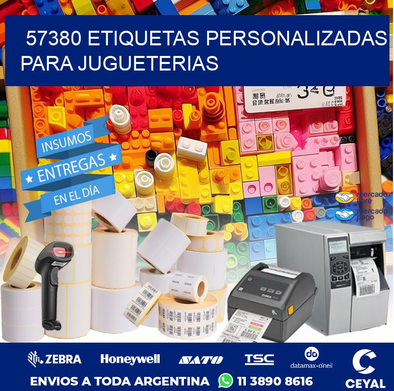 57380 ETIQUETAS PERSONALIZADAS PARA JUGUETERIAS