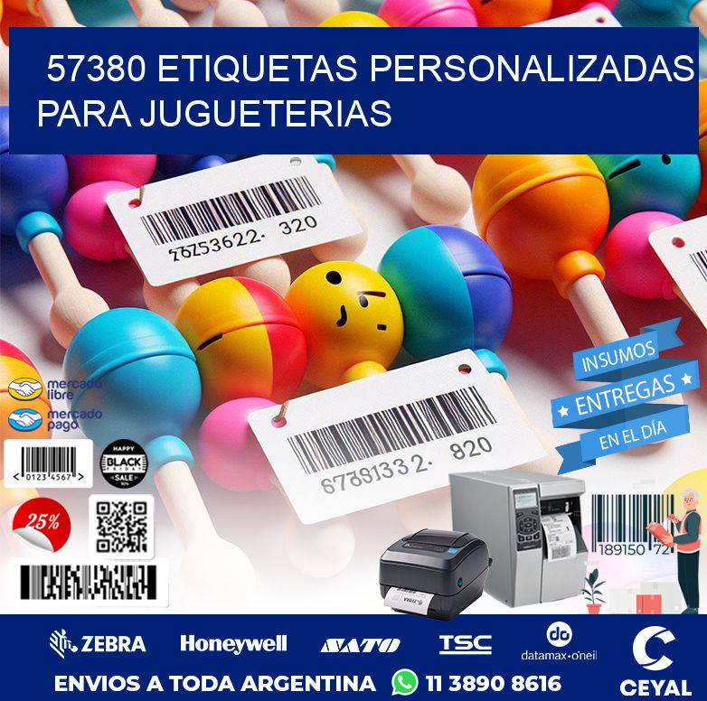 57380 ETIQUETAS PERSONALIZADAS PARA JUGUETERIAS