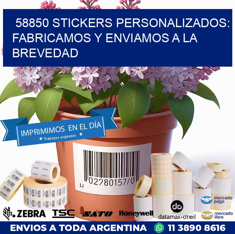 58850 STICKERS PERSONALIZADOS: FABRICAMOS Y ENVIAMOS A LA BREVEDAD