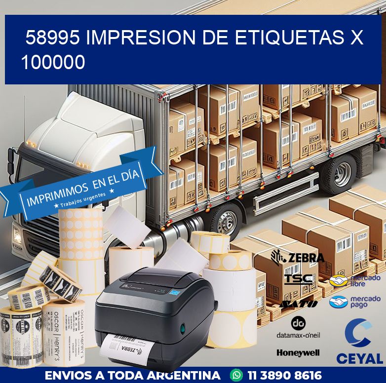 58995 IMPRESION DE ETIQUETAS X 100000