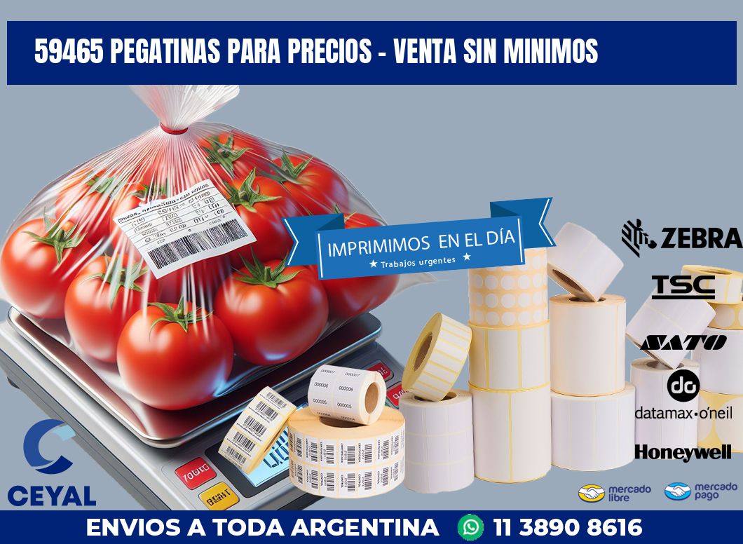 59465 PEGATINAS PARA PRECIOS - VENTA SIN MINIMOS