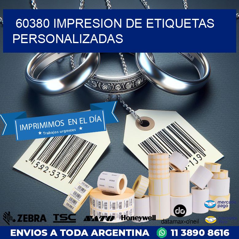 60380 IMPRESION DE ETIQUETAS PERSONALIZADAS