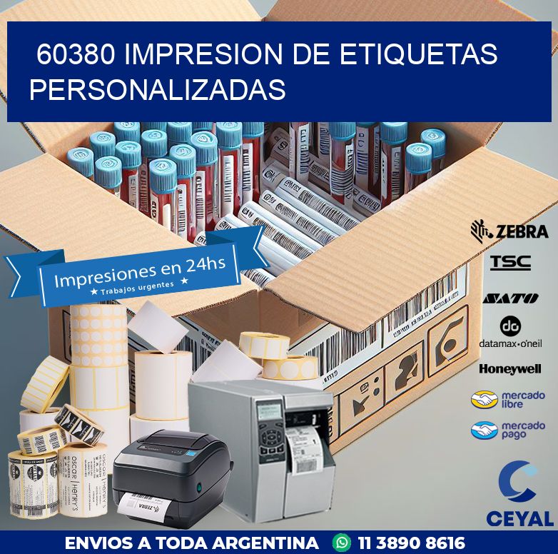 60380 IMPRESION DE ETIQUETAS PERSONALIZADAS