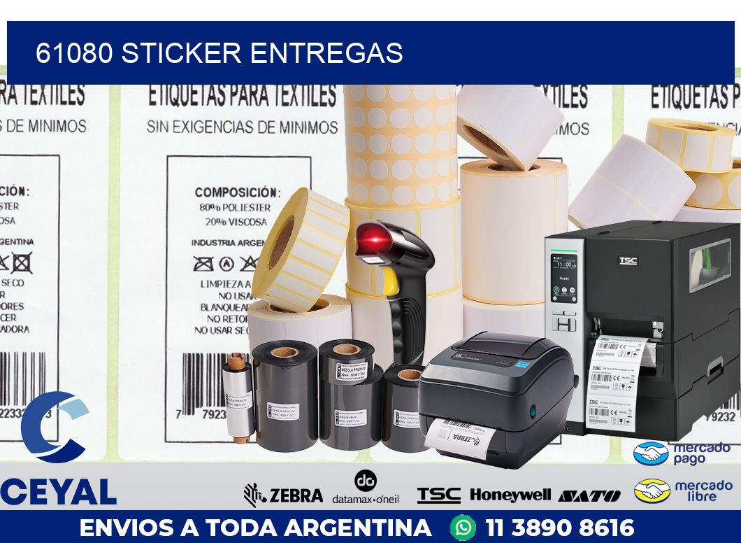 61080 STICKER ENTREGAS