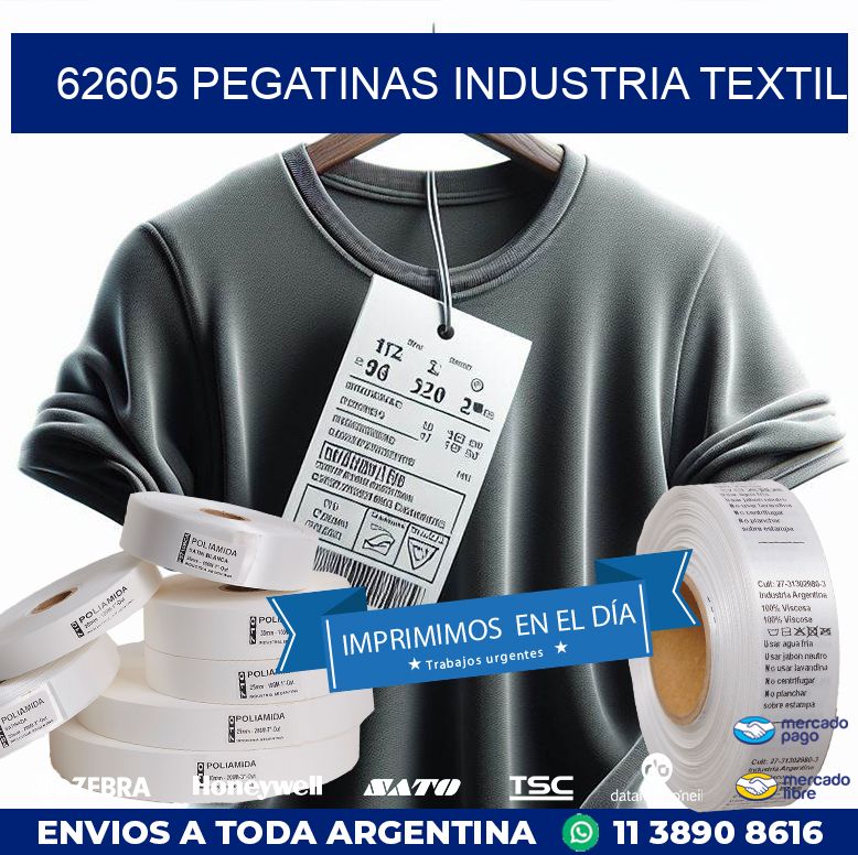 62605 PEGATINAS INDUSTRIA TEXTIL