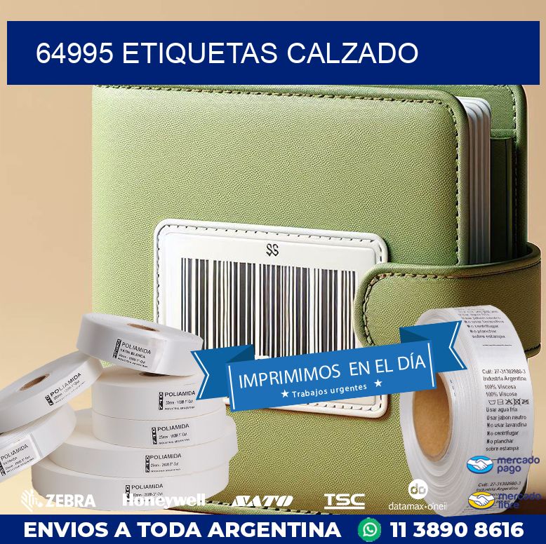 64995 ETIQUETAS CALZADO