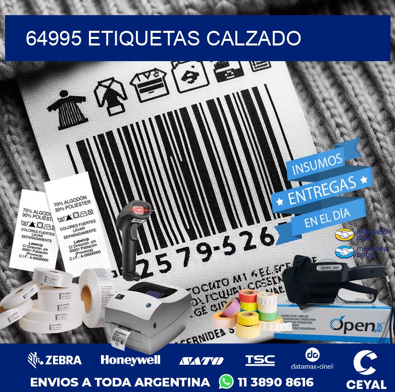 64995 ETIQUETAS CALZADO