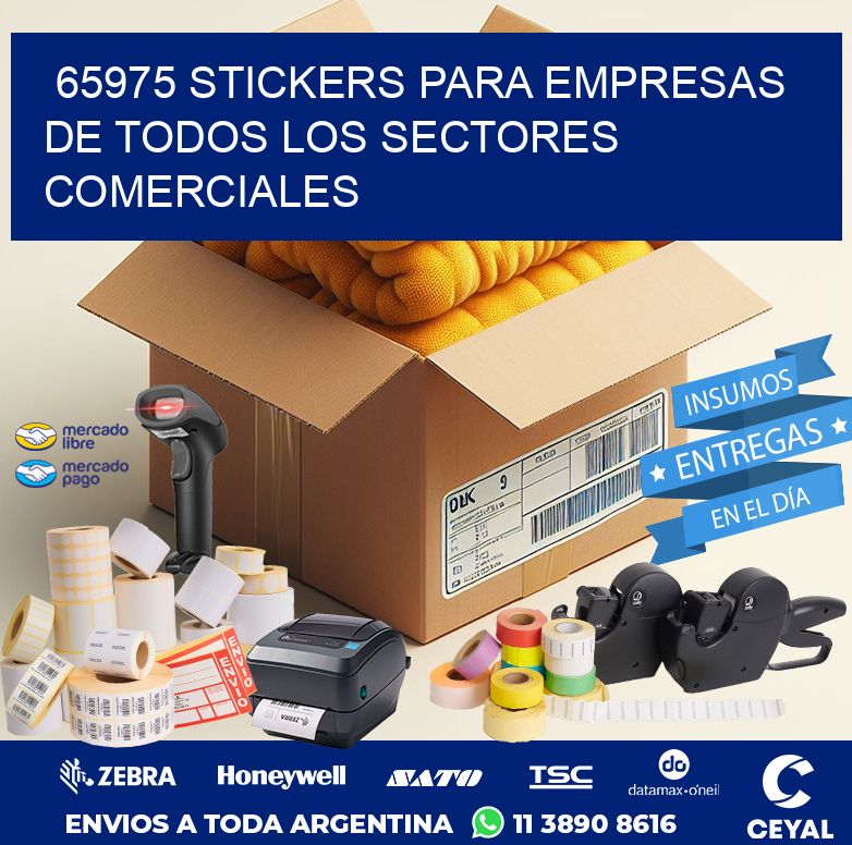 65975 STICKERS PARA EMPRESAS DE TODOS LOS SECTORES COMERCIALES