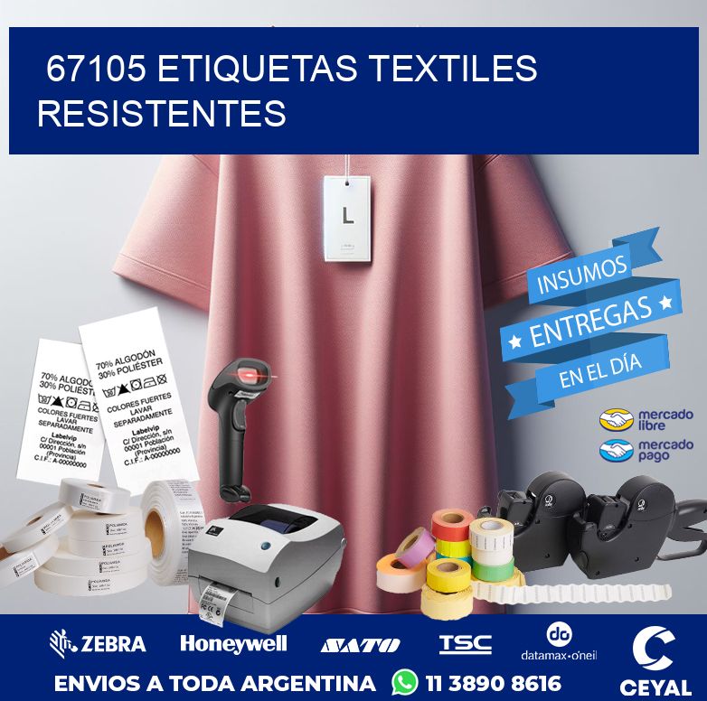 67105 ETIQUETAS TEXTILES RESISTENTES