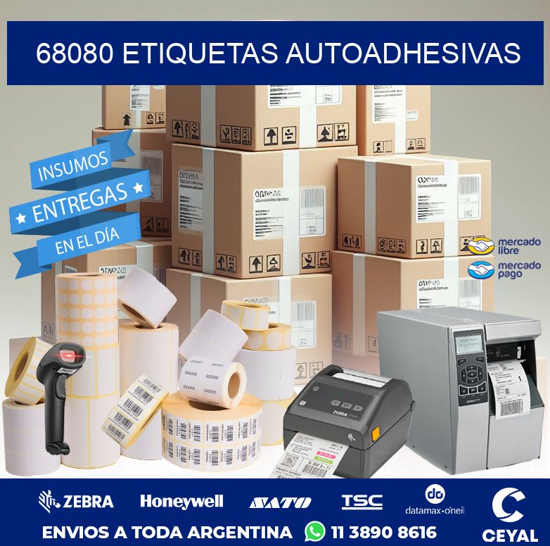 68080 ETIQUETAS AUTOADHESIVAS