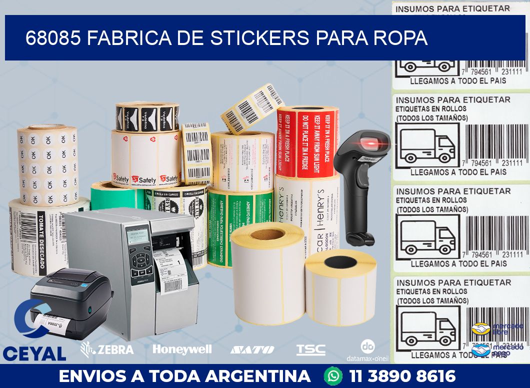 68085 FABRICA DE STICKERS PARA ROPA
