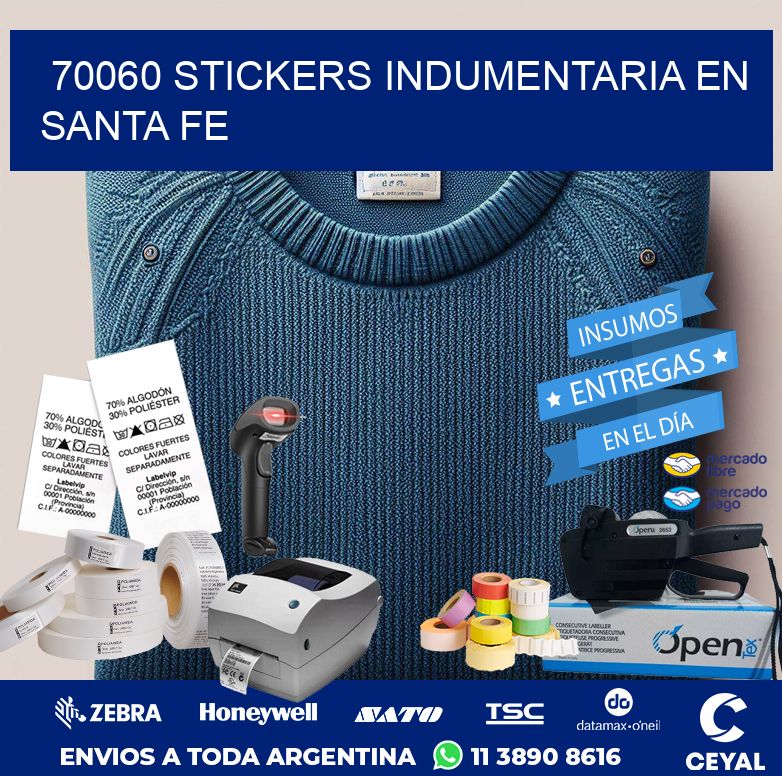 70060 STICKERS INDUMENTARIA EN SANTA FE