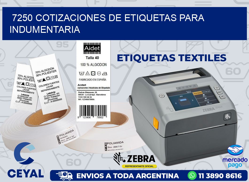 7250 COTIZACIONES DE ETIQUETAS PARA INDUMENTARIA