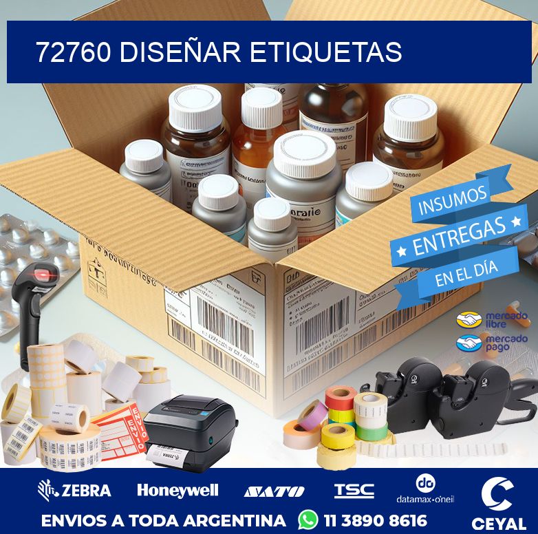 72760 DISEÑAR ETIQUETAS