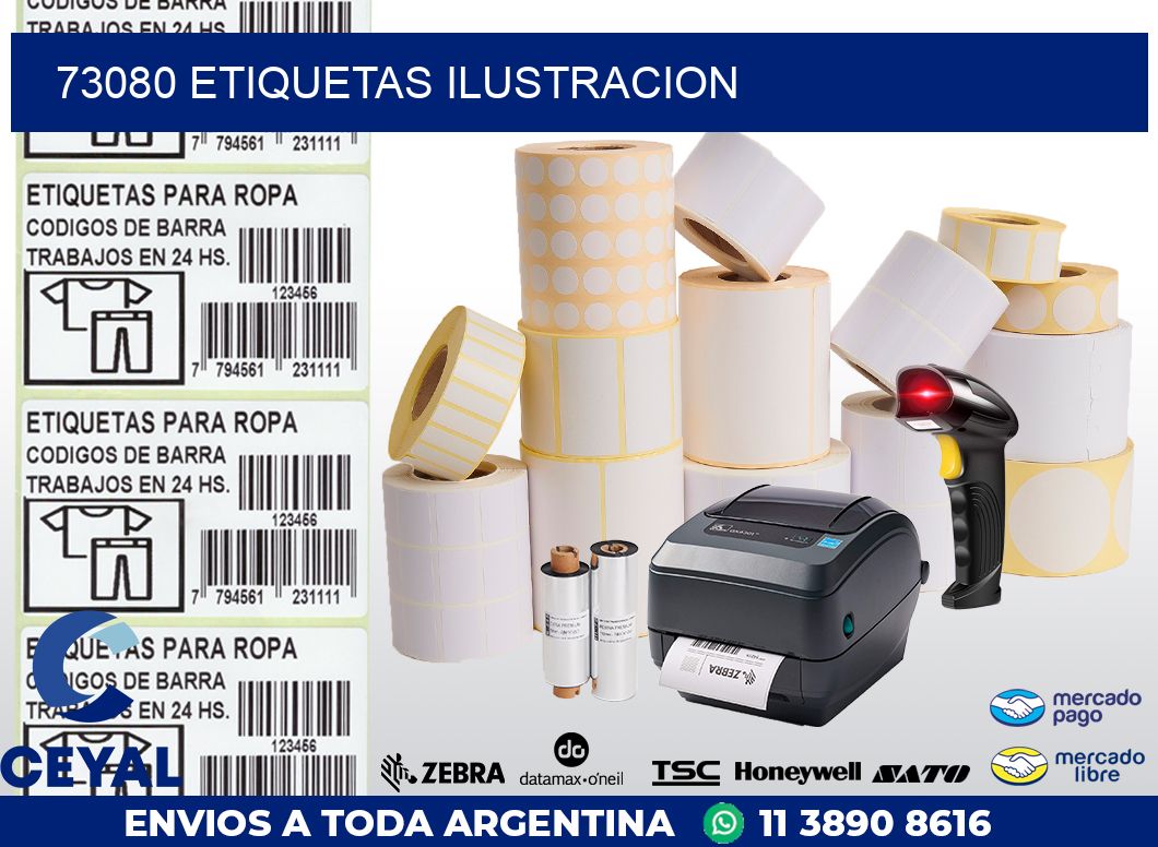 73080 ETIQUETAS ILUSTRACION