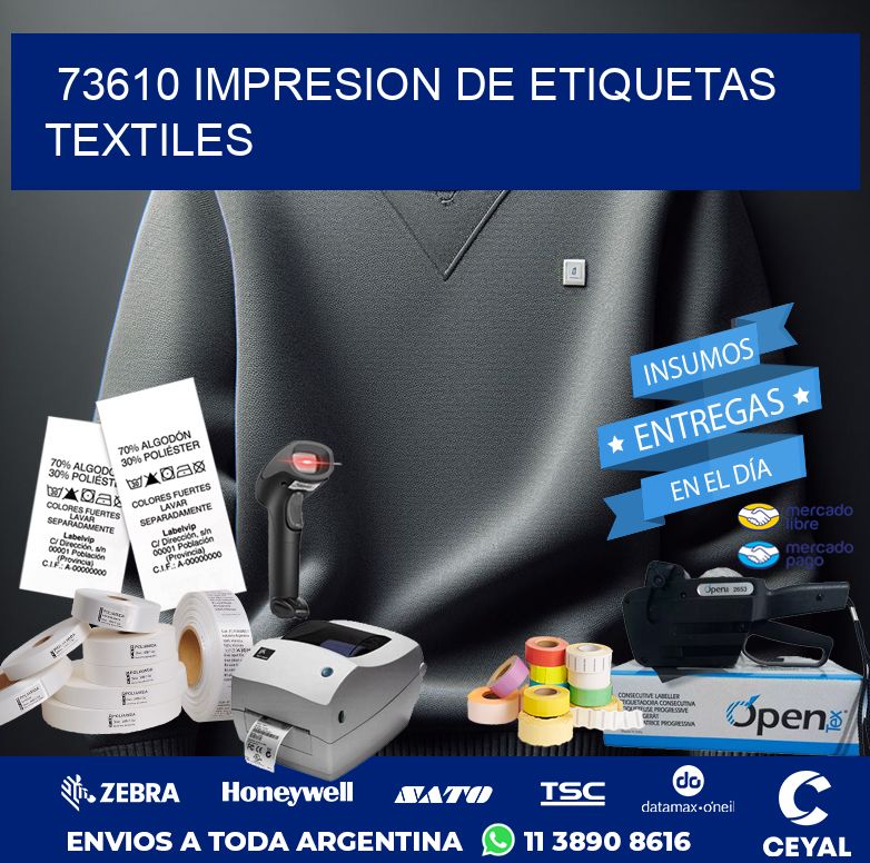 73610 IMPRESION DE ETIQUETAS TEXTILES
