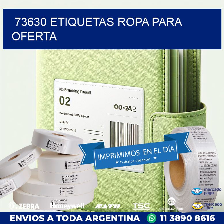 73630 ETIQUETAS ROPA PARA OFERTA