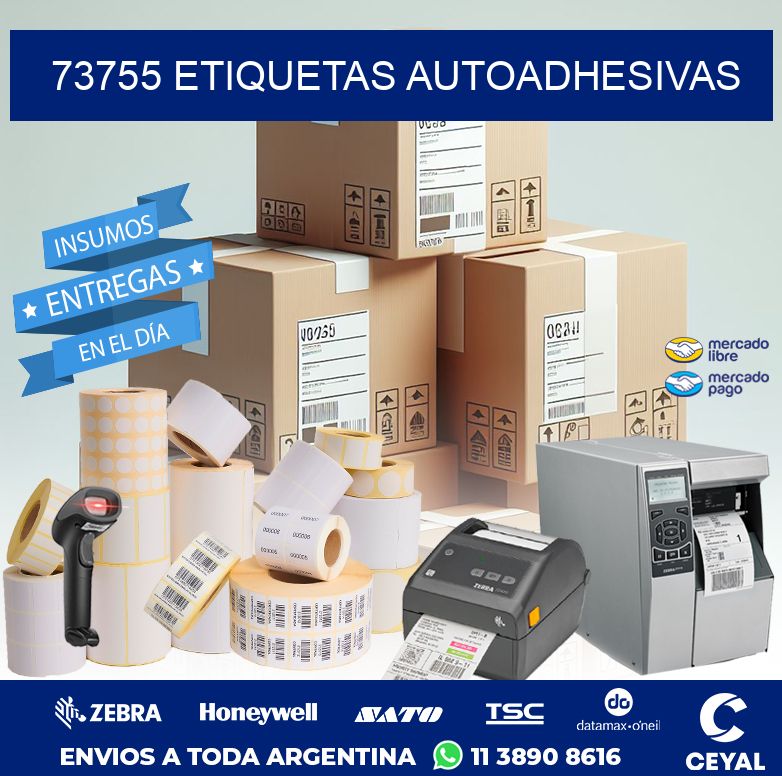 73755 ETIQUETAS AUTOADHESIVAS