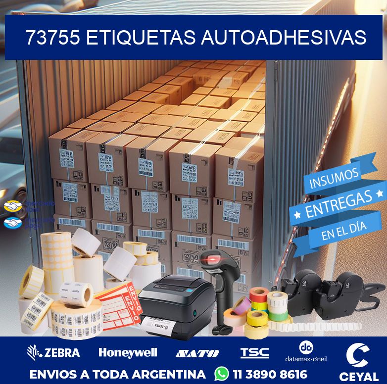 73755 ETIQUETAS AUTOADHESIVAS