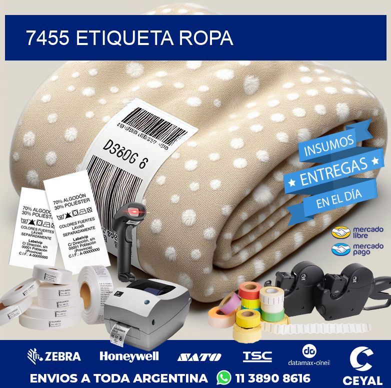 7455 ETIQUETA ROPA