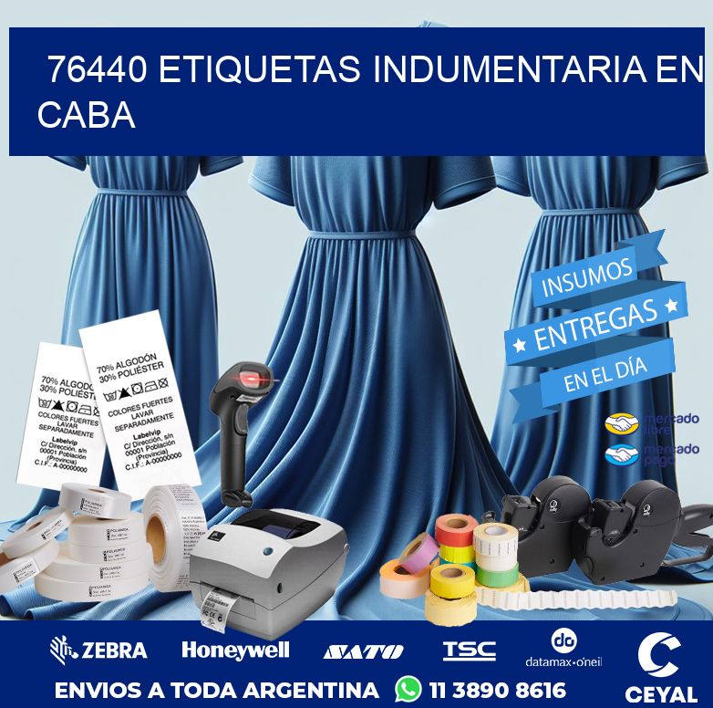 76440 ETIQUETAS INDUMENTARIA EN CABA