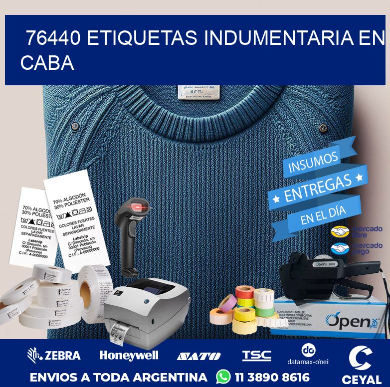 76440 ETIQUETAS INDUMENTARIA EN CABA