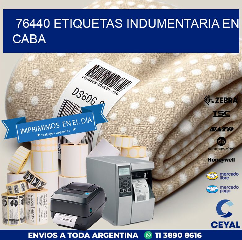 76440 ETIQUETAS INDUMENTARIA EN CABA